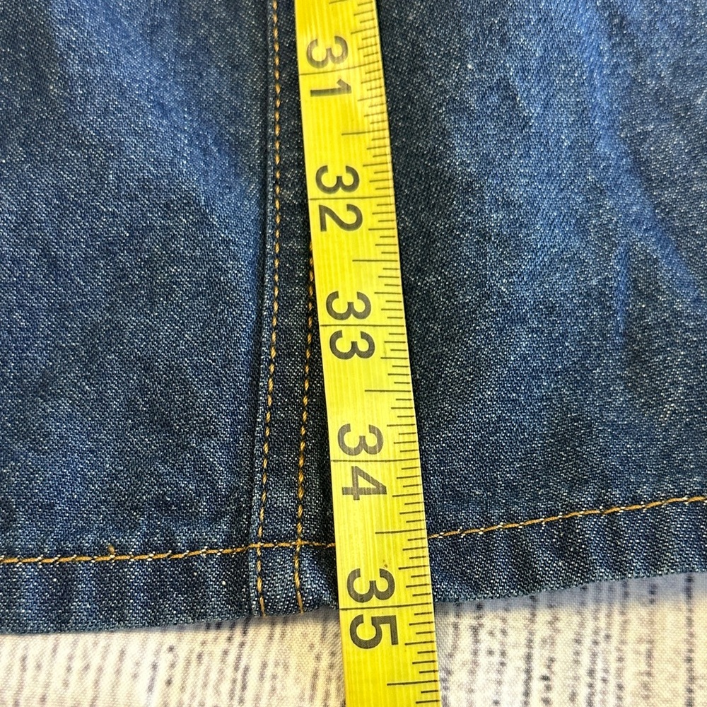 Frye Sz Small Denim Dress / Jacket • NWOT! - Picture 11 of 13
